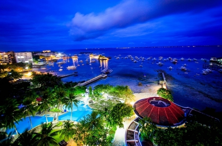 フィリピン留学 Cebu21 - Cebu Blue Ocean Academy-Pool and Ocean View-2